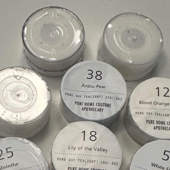 PURE HOME COUTURE - 12 Assorted Scent Tea Lights in Bag - Picture 6 of 12